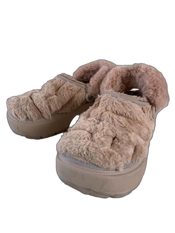 Crocs クロックス ストンプ キルテッド クロッグ ピンクベージュ 8 44849333拍卖