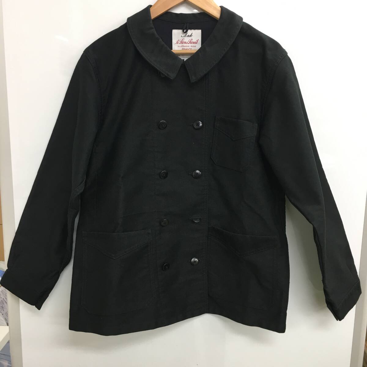 Le Sans Pareil ル サン パレイユ ブラック モールスキンジャケット カバーオール拍卖