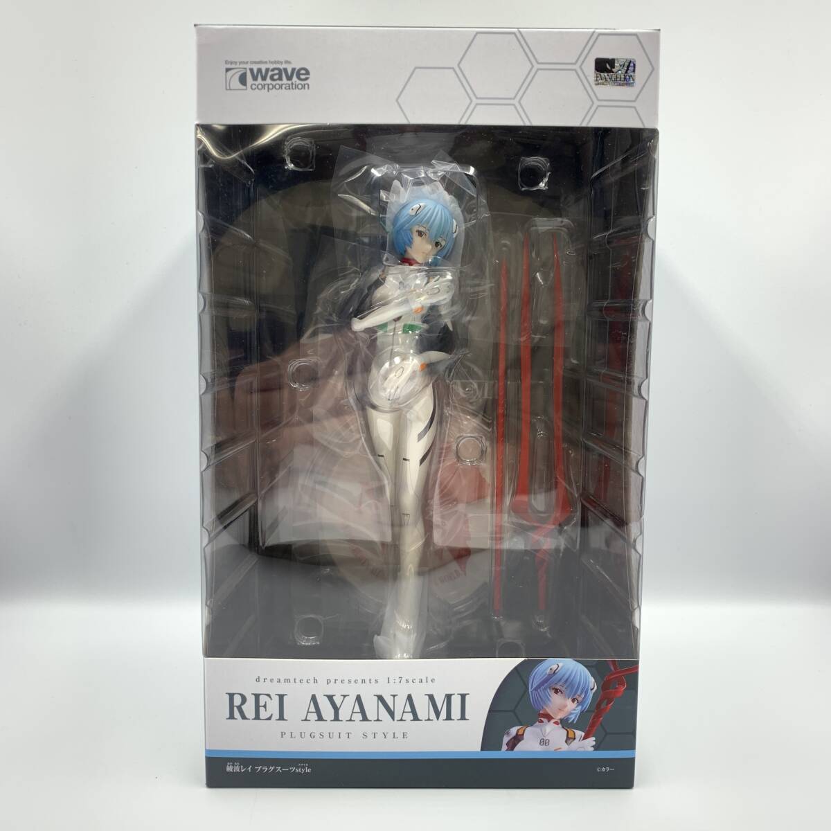未開封 WAVE 綾波レイ プラグスーツstyle DreamTech ヱヴァンゲリヲン新劇場版 1/7スケールフィギュア拍卖