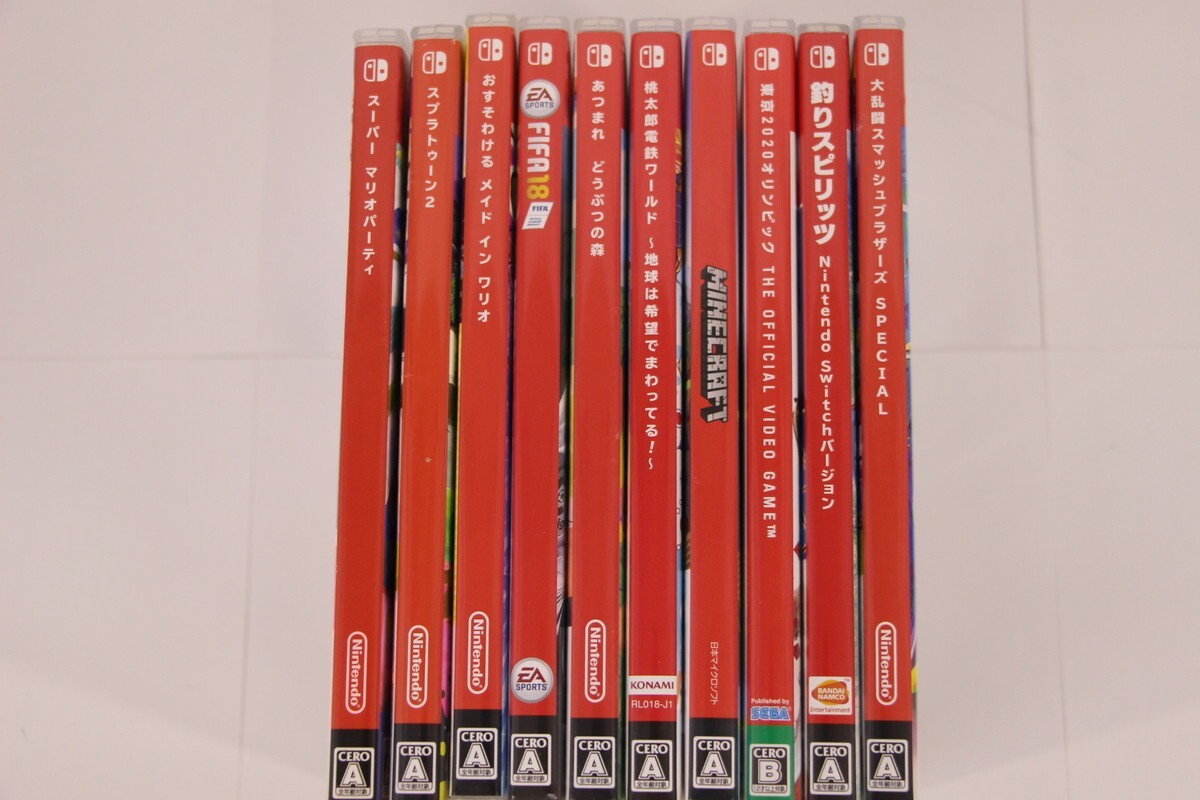 037 k5745 Nintendo Switch ソフト 大乱闘スマッシュブラザーズSPECIAL 他 10本セット 動作未確認 ジャンク品 ③拍卖