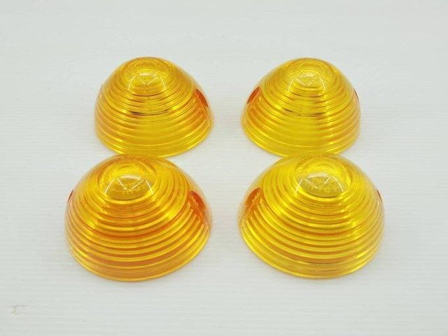 VT★☆(79)4ミニウインカー 補修用レンズ(黄ばみオレンジ)(とんがり・CD50・カブ)(モンキー・ダックス・DAX)拍卖