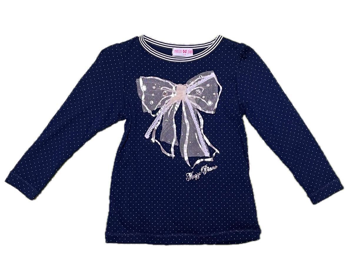 メゾピアノ 長袖Tシャツ 100/110拍卖