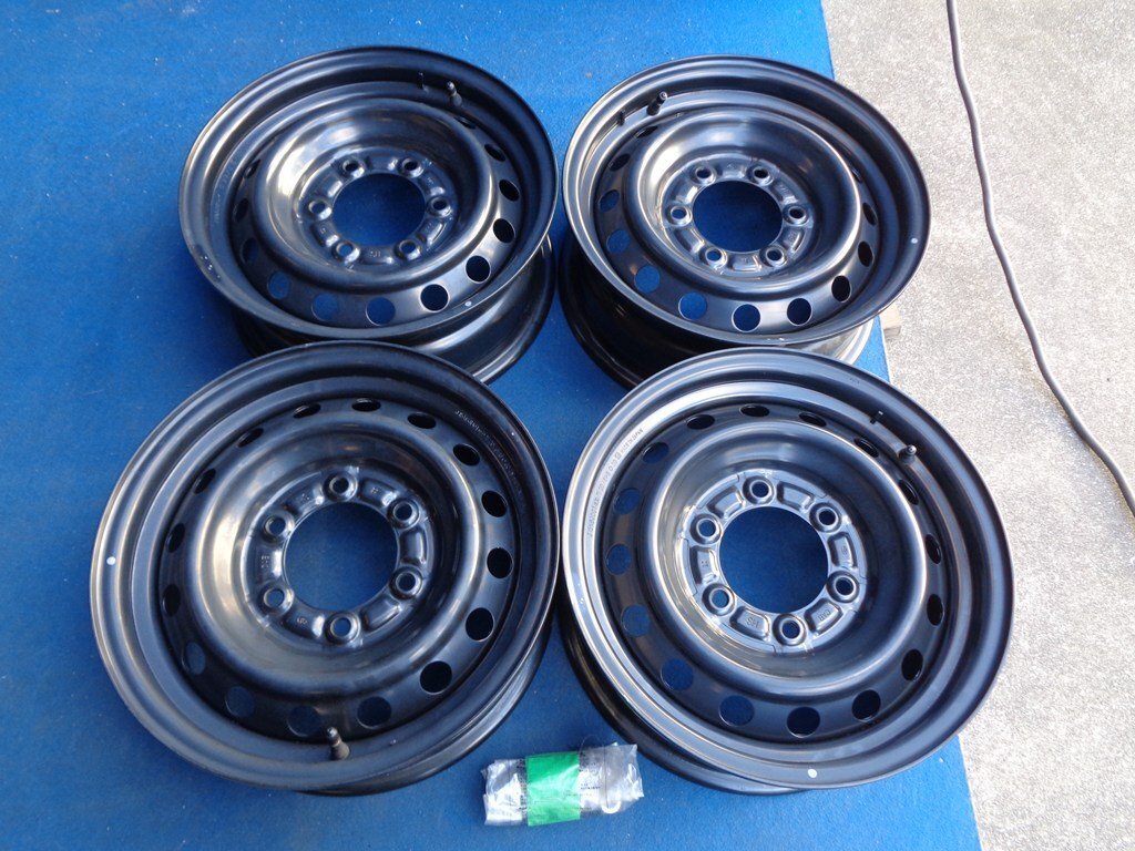 【送料込み】★ トヨタ 純正 ★ 200系 ハイエース ★ 6J/+35 PCD 139.7 ★ 4本セット ★ スチール 鉄チン ★拍卖