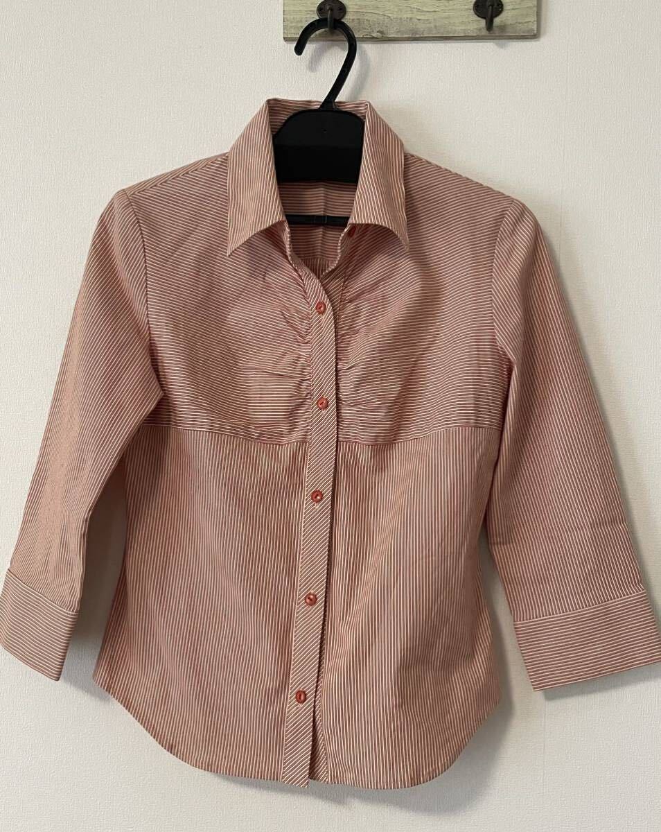IPIP オリゾンティ シャツ ブラウス ストライプ 日本製 美品 羽織り拍卖