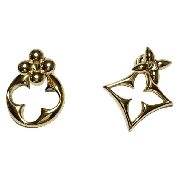 ルイヴィトン LOUIS VUITTON ピアス M00770 ピアスピュスLVフラワーグラム ゴールド LE1295 アクセサリー(耳)拍卖