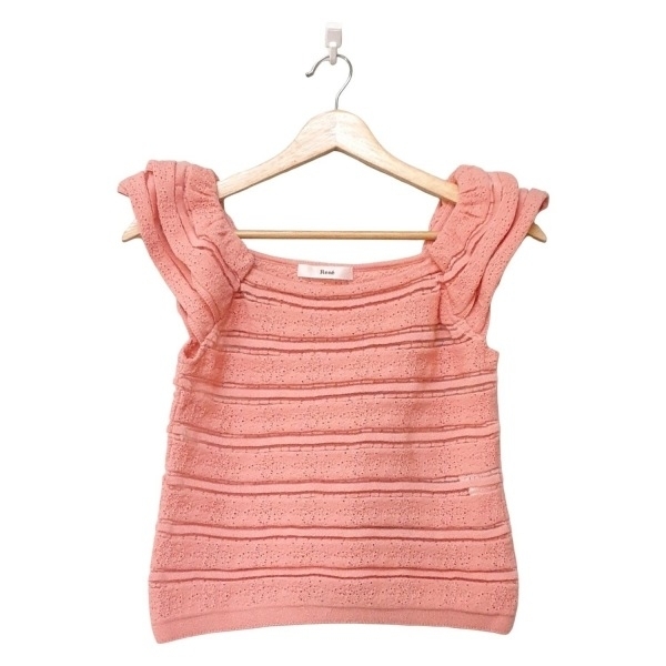 ルネ Rene 半袖セーター/ニット サイズ34 S - ピンク レディース 美品 トップス拍卖