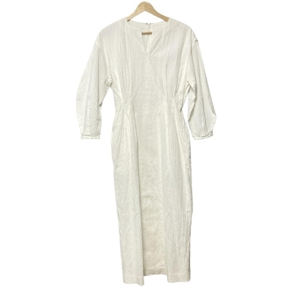 ヴェルメイユ パー イエナ VERMEIL par iena サイズ38 M - 白 レディース 長袖/ロング 美品 ワンピース拍卖