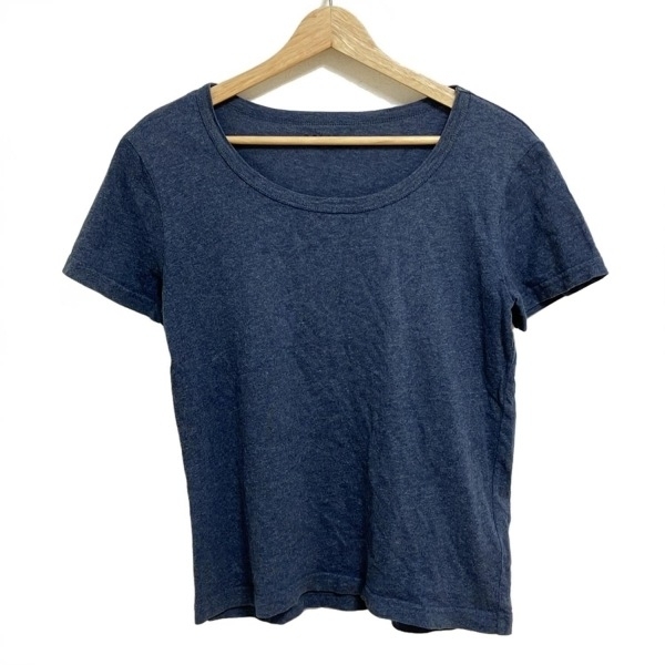 エムエイチエル MHL. 半袖Tシャツ サイズ2 M - ネイビー レディース クルーネック トップス拍卖