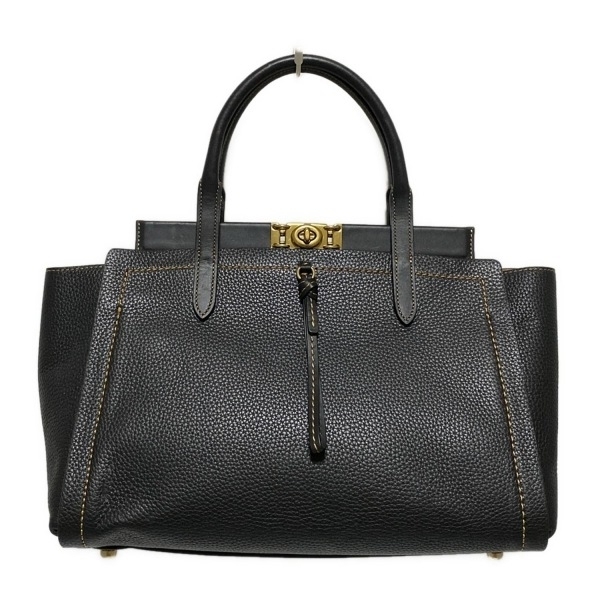 コーチ COACH ハンドバッグ 78500 - レザー 黒 バッグ拍卖