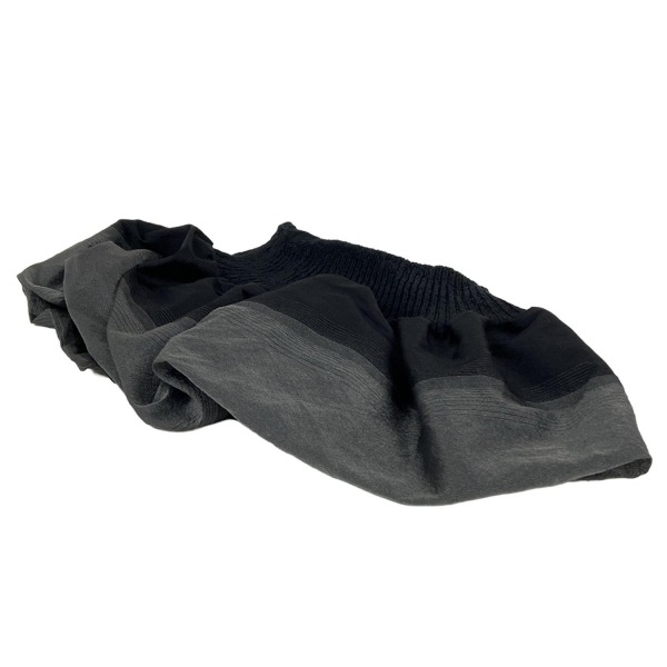 イッセイミヤケ ISSEYMIYAKE - 黒×ダークグレー スヌード マフラー拍卖