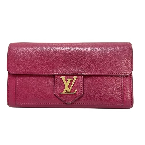 ルイヴィトン LOUIS VUITTON 長財布 M60863 ポルトフォイユロックミー レザー ダリア イニシャル刻印 CA1175 財布 ロックミー拍卖