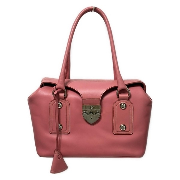 バリー BALLY ハンドバッグ - レザー ピンク バッグ拍卖