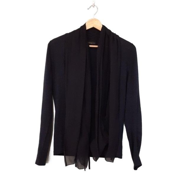 ダーマコレクション DAMAcollection カーディガン サイズM - ネイビー レディース 長袖 美品 トップス拍卖