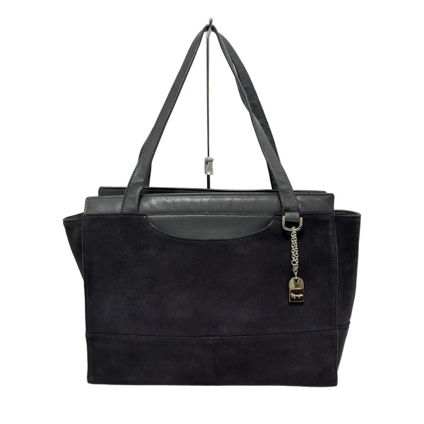 ギンザカネマツ GINZA Kanematsu ショルダーバッグ - レザー ダークグレー×グレー バッグ拍卖