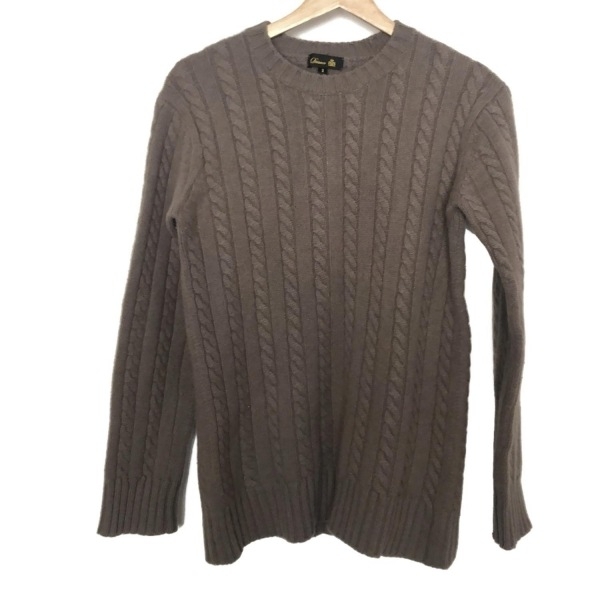 ドゥロワー Drawer 長袖セーター/ニット サイズ2 M - ピンクベージュ レディース クルーネック/カシミヤ混 トップス拍卖