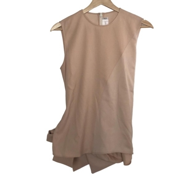 ヴィクトリアベッカム VICTORIABECKHAM ノースリーブカットソー サイズ40 M - ピンクベージュ レディース クルーネック トップス拍卖