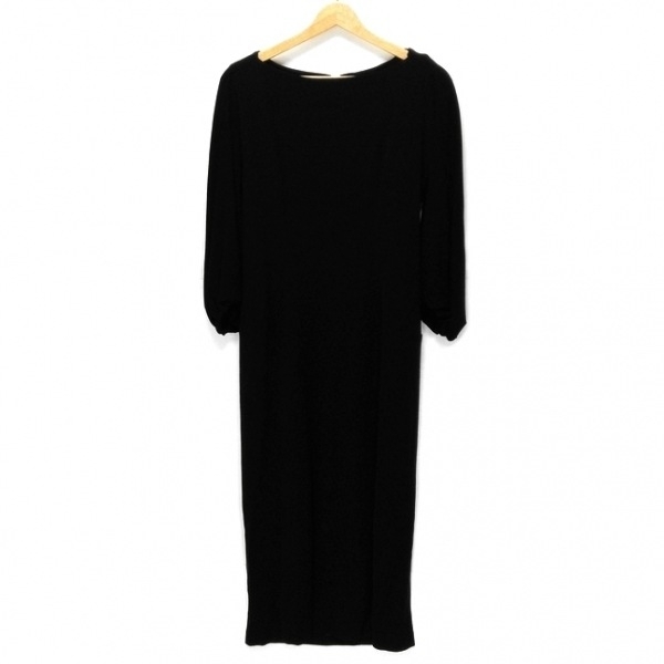 シビラ Sybilla サイズM - 黒 レディース クルーネック/長袖/ロング ワンピース拍卖