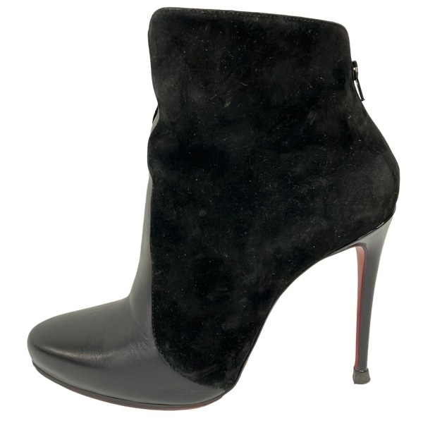 クリスチャンルブタン CHRISTIAN LOUBOUTIN ショートブーツ 37 - レザー 黒 レディース アウトソール張替済 靴拍卖