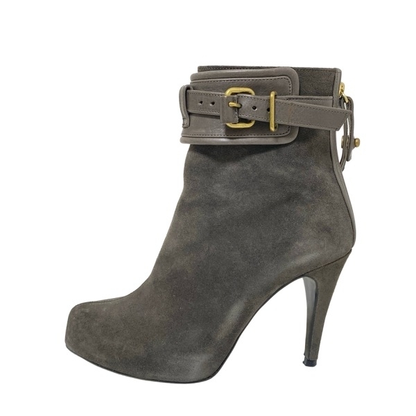 ピッピ Pippi ショートブーツ 36 - レザー ダークグレー レディース 靴拍卖