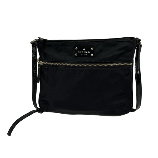 ケイトスペード Kate spade ショルダーバッグ PXRU3223 レザー 黒 バッグ拍卖