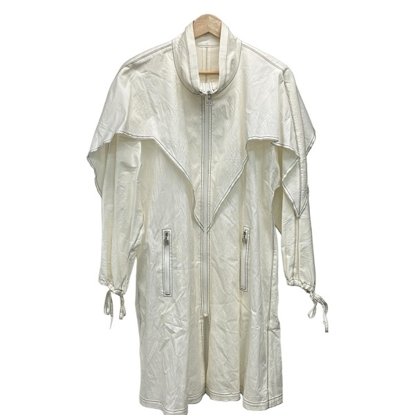 イタリヤ 伊太利屋/GKITALIYA サイズ11 M - アイボリー レディース 長袖/ジップアップ/ラインストーン/春/秋 コート拍卖