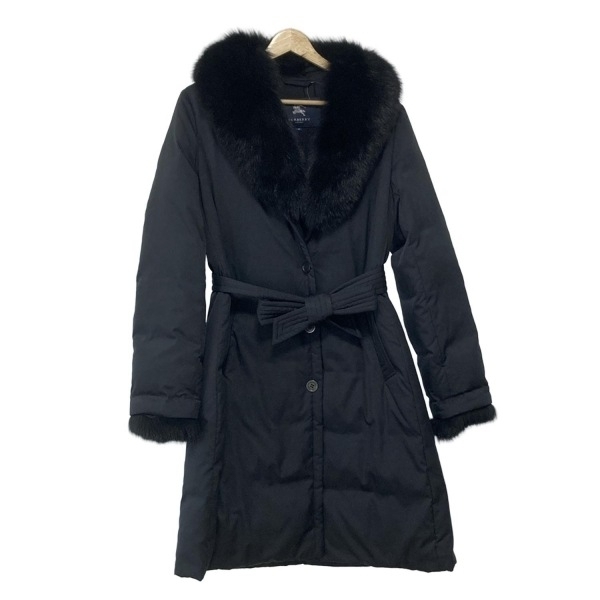 バーバリーロンドン Burberry LONDON ダウンコート サイズ40 L - 黒 レディース 長袖/冬 新品同様 コート拍卖