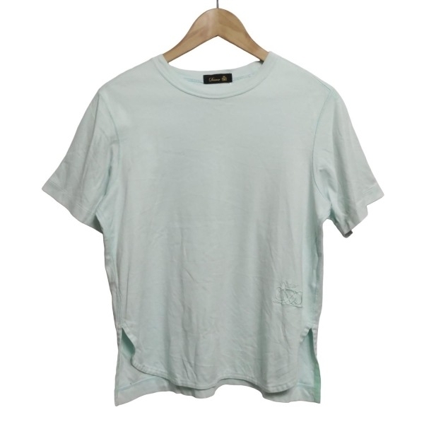 ドゥロワー Drawer 半袖カットソー - ライトグリーン レディース 刺繍 トップス拍卖