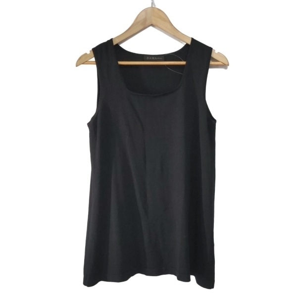 ダーマコレクション DAMAcollection チュニック サイズL - 黒 レディース クルーネック/ノースリーブ/シルク混 ワンピース拍卖
