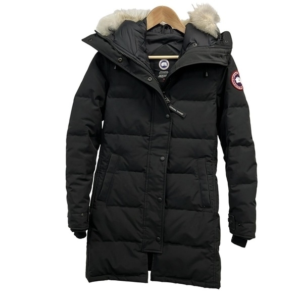 カナダグース CANADA GOOSE ダウンコート サイズM/M M 2302JL - 黒 レディース 長袖/ジップアップ/冬 コート拍卖