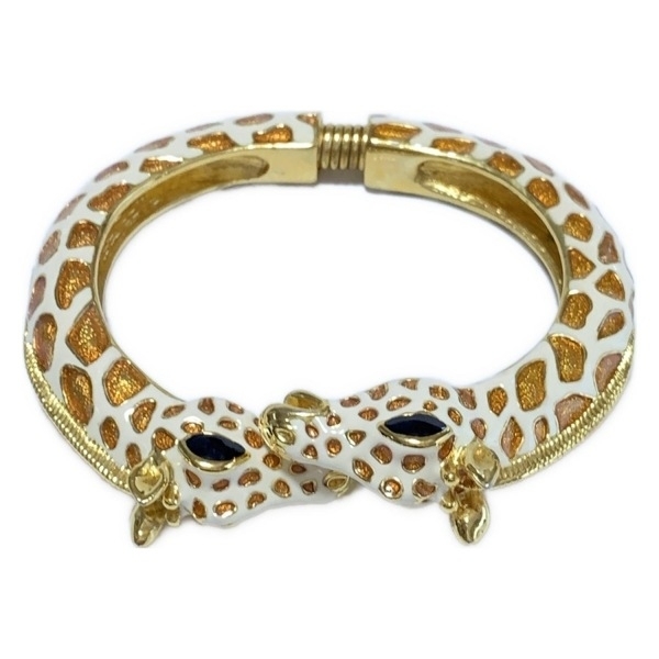 ケネスジェイレーン KENNETH JAY LANE バングル - オレンジ×アイボリー×マルチ キリン アクセサリー(腕)拍卖