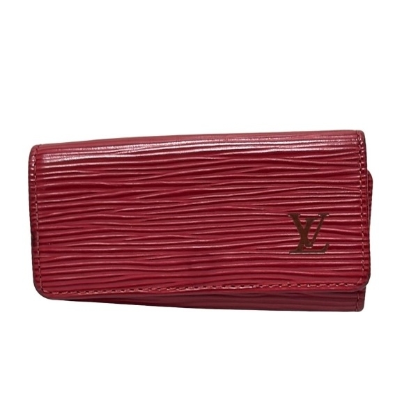 ルイヴィトン LOUIS VUITTON キーケース M63827 ミュルティクレ4 レザー カスティリアンレッド CA0054 財布 エピ拍卖