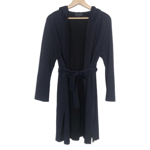 トゥービーシック TO BE CHIC カーディガン サイズ2 M - ダークネイビー レディース 長袖/ロング丈/フード付き トップス拍卖