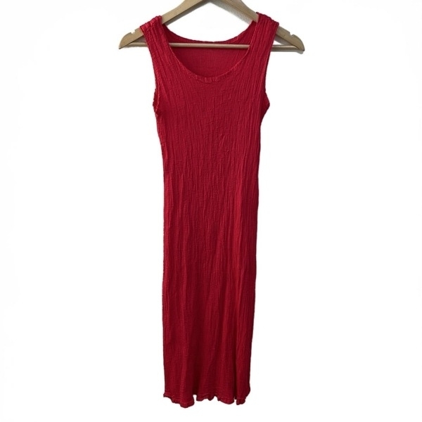 ミー/イッセイミヤケ me ISSEY MIYAKE - ピンク レディース ノースリーブ/ロング ワンピース拍卖