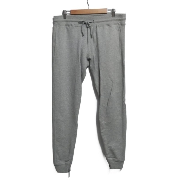 ウノ ピュ ウノ ウグァーレ トレ 1 piu 1 uguale 3 パンツ サイズXL - グレー メンズ フルレングス/ラインストーン/ウエストゴム/RELAX拍卖