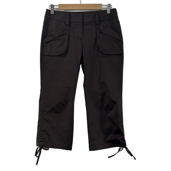 トゥービーシック TO BE CHIC パンツ サイズ40 M - ダークブラウン レディース クロップド(半端丈) 美品 ボトムス拍卖