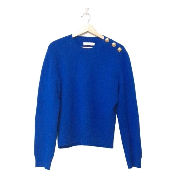 トリーバーチ TORY BURCH 長袖セーター/ニット サイズXL - ブルー レディース 美品 トップス拍卖