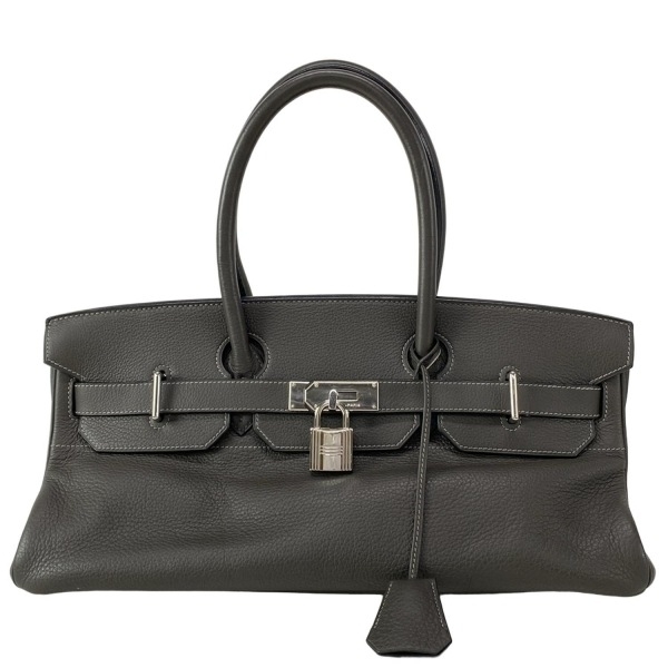 エルメス HERMES ショルダーバッグ ショルダーバーキン ヴェールブロンズ シルバー金具 □I バッグ拍卖