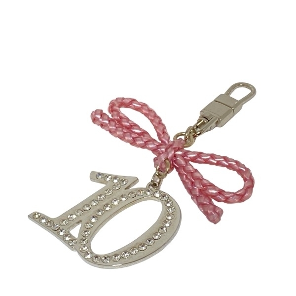 アンテプリマ ANTEPRIMA キーホルダー(チャーム) - シルバー×ライトピンク ラインストーン/リボン キーホルダー拍卖