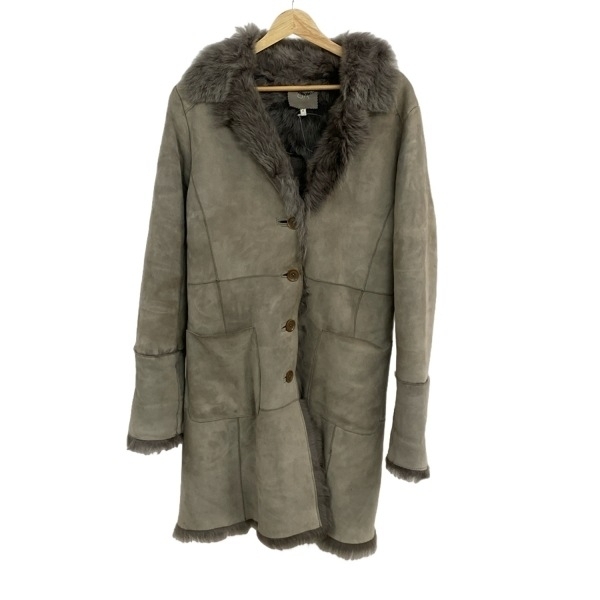 バナナリパブリック BANANA REPUBLIC サイズM - グレー レディース 長袖/ムートン/冬 コート拍卖