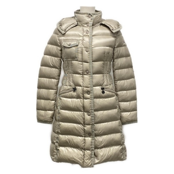 モンクレール MONCLER ダウンコート サイズ00 XS 49339-05-53048 HERMINE(エルミンヌ) ダウン ベージュ レディース 美品 コート拍卖