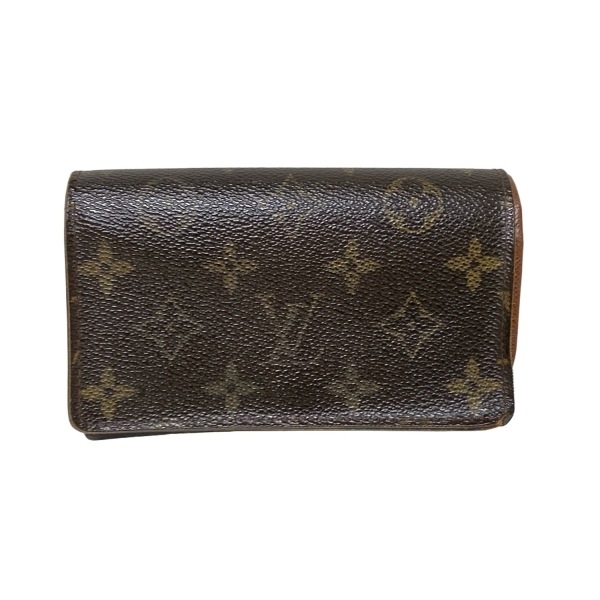 ルイヴィトン LOUIS VUITTON 2つ折り財布 M61736 ポルトフォイユトレゾール - イニシャル刻印 CA0056 財布 モノグラム拍卖