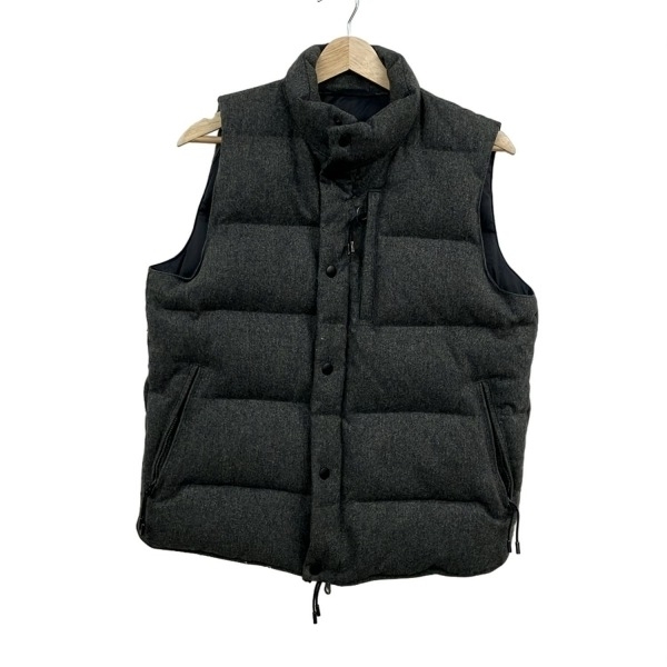 ナノユニバース nano universe ダウンベスト サイズM - グレー メンズ 秋/冬 ジャケット拍卖