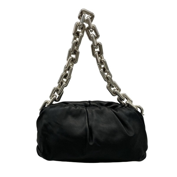 ボッテガヴェネタ BOTTEGA VENETA ショルダーバッグ ザ・チェーン ポーチ 黒 チェーンショルダー バッグ拍卖