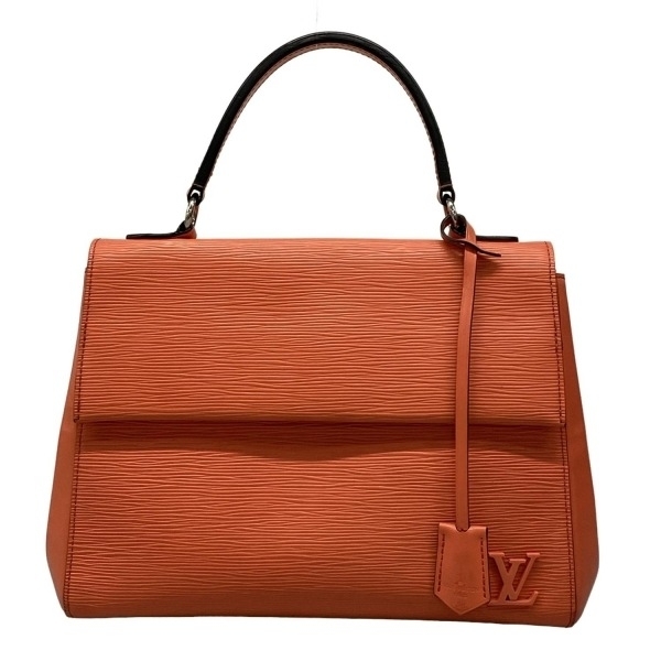 ルイヴィトン LOUIS VUITTON ハンドバッグ クリュニーMM レザー、牛革 オレンジ CA0166 バッグ エピ拍卖