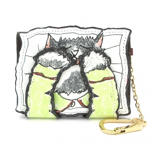 ルイヴィトン LOUIS VUITTON カードケース M25732 パウケット パース レザー、牛革 マルチ RFID確認済み 美品 財布 モノグラム拍卖