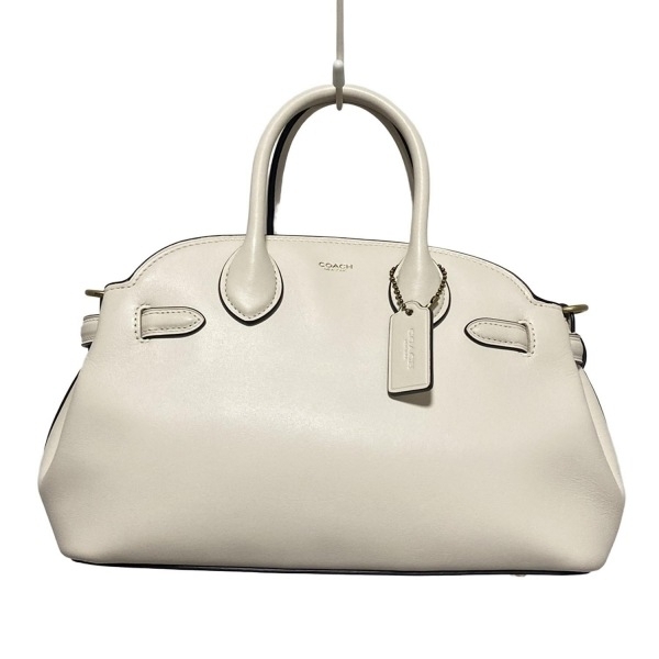 コーチ COACH トートバッグ CU066 エンパイア キャリーオール 26 レザー アイボリー バッグ拍卖