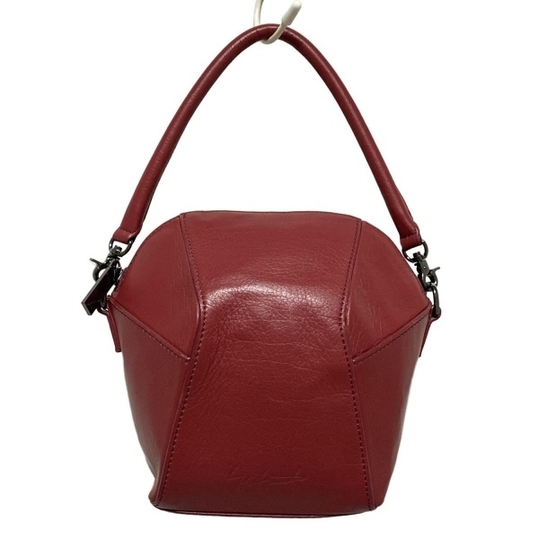 ディスコードヨウジヤマモト discord yohji yamamoto ハンドバッグ DV-I38-730 レザー レッド バッグ拍卖