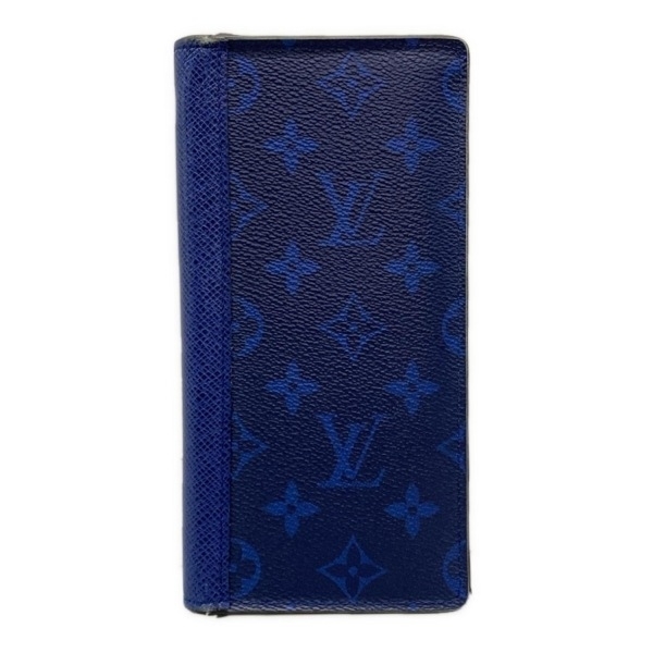 ルイヴィトン LOUIS VUITTON 長財布 M30297 ポルトフォイユブラザ レザー、牛革 コバルト RFID確認済み 財布 タイガラマ拍卖
