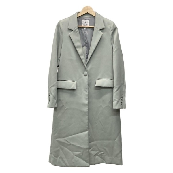 ランバンオンブルー LANVIN en Bleu サイズ36 S - ライトグリーン レディース 長袖/肩パッド/冬 美品 コート拍卖
