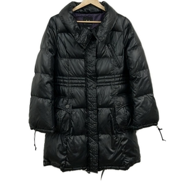 ヴァニラコンフュージョン VANILLA CONFUSION ダウンコート サイズ38 M - 黒 レディース 長袖/ジップアップ/ベルト付き/冬 コート拍卖
